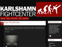 Tablet Screenshot of karlshamnfightcenter.se